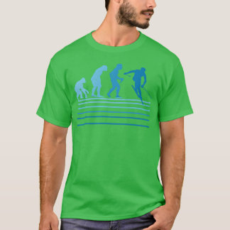 Skidutveckling Skidåkare Vintersporter vän vän T Shirt