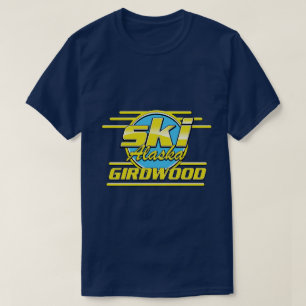 Skidwood Alaska 80 s logotyp T Shirt