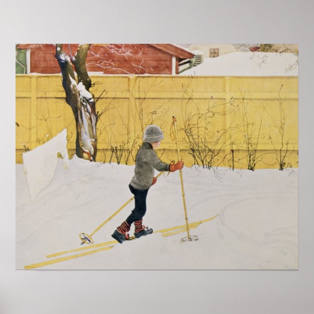 Skier, 1909 poster (Framsidan)