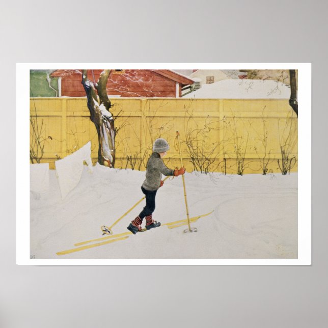Skier, 1909 poster (Framsidan)