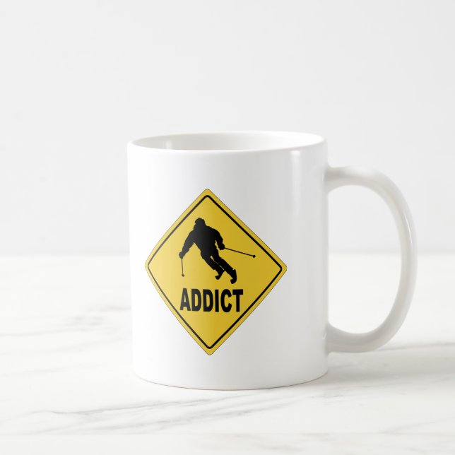 Skier 1 kaffemugg (Höger)