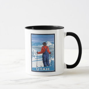 Skier AdmiringUtah Mugg