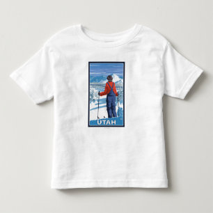 Skier AdmiringUtah Tee