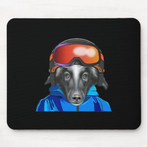 Skier Belgium Sheepdog Snowboarding Pocket Musmatta