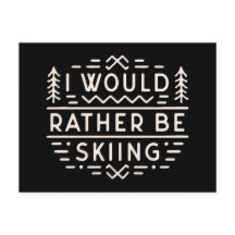 Skier citat Jag skulle hellre hoppa över