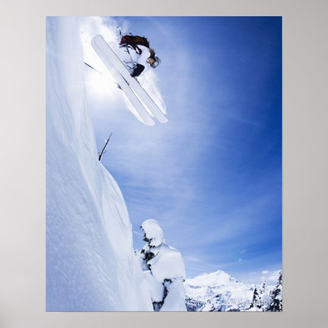 Skier Jumping Poster (Framsidan)