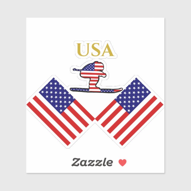 SKIER KLISTERMÄRKEN (Ark)