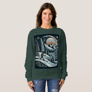 Skier och Winter T Shirt