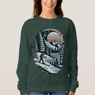 Skier och Winter T Shirt
