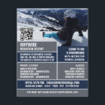 Skier Porträtt, Snowboarding Lessons/Classes Flygblad<br><div class="desc">Skier Porträtt,  Ski/Snowboarding Lessons/Classes Advertising Flyers av Affärskortet Store.</div>