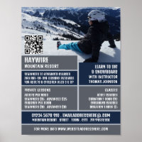 Skier Porträtt, Snowboarding Lessons/Classes