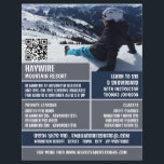 Skier Porträtt, Snowboarding Lessons/Classes Reklamblad<br><div class="desc">Skier Porträtt,  Ski/Snowboarding Lessons/Classes Advertising Flyers av Affärskortet Store.</div>