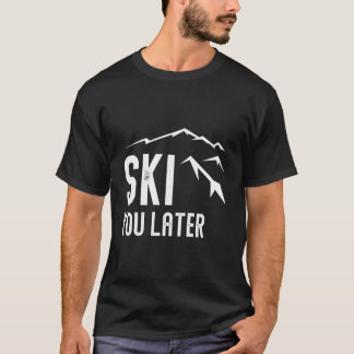 Skier-presenter för nordiska skidtillbehör Ski du  T Shirt