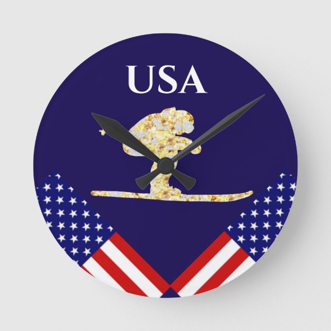 SKIER RUND KLOCKA (Framsida)