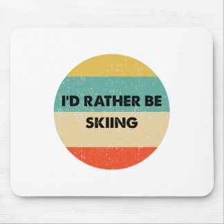 Skier Shirt I'd Rather Be Skiing  Musmatta