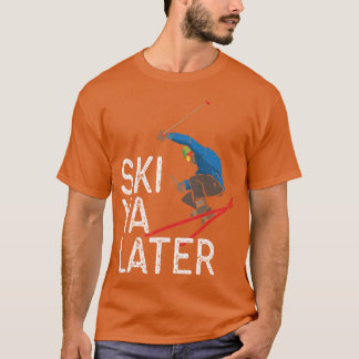 Skier Ski Winter Sports Mountains Alperna 1 T Shirt