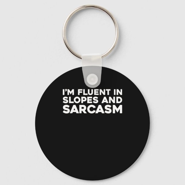 Skier Ski - Winter Sports Skiing 1 Nyckelring (Framsida)