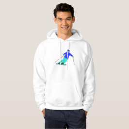 Skier Snö Skiing Hoodie