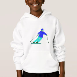 Skier Snö Skiing T Shirt