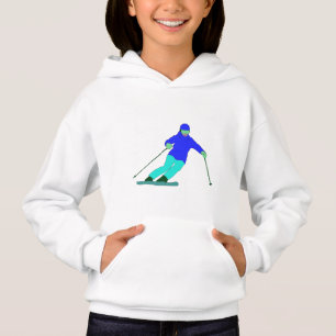 Skier Snö Skiing T Shirt