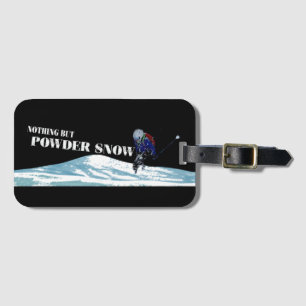 Skier, Snowboarder Bagagebricka