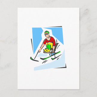 Skier Vykort