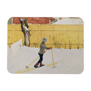 Skieren, c.1909 magnet