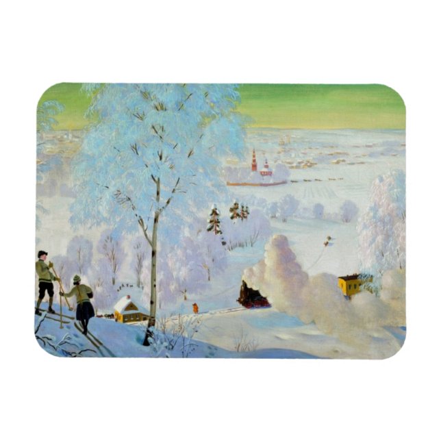 Skiers 1919 magnet (Horisontell)