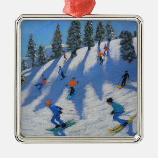 Skiers Lofer 2010 Julgransprydnad Metall (Framsidan)
