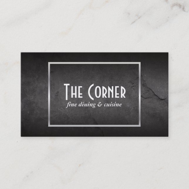 Skiffer | SILVER RAM Visitkort (Framsida)