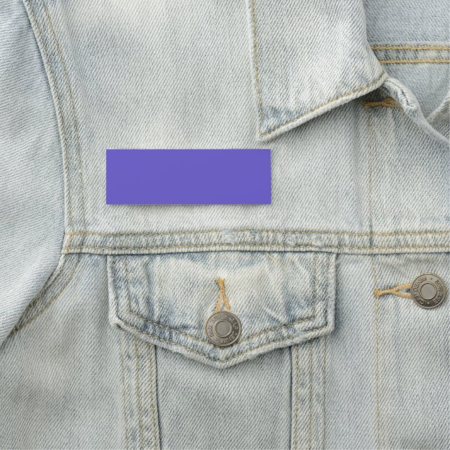 Skifferblå återanvändbar namnskylt mall – Anpassa Namnbricka (På plats)