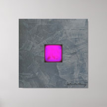 Skiffergrå Lavendel Fuchsiar Modern Konst