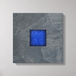 Skiffergrå Modern Canvas Art — Mörkblå
