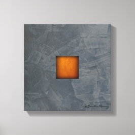 Skiffergrå och guld modern canvas konst — Stucco s