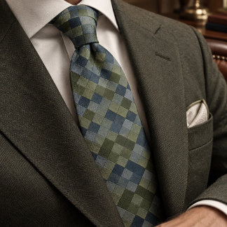 Skiffergrön geometrisk Argyle Slips