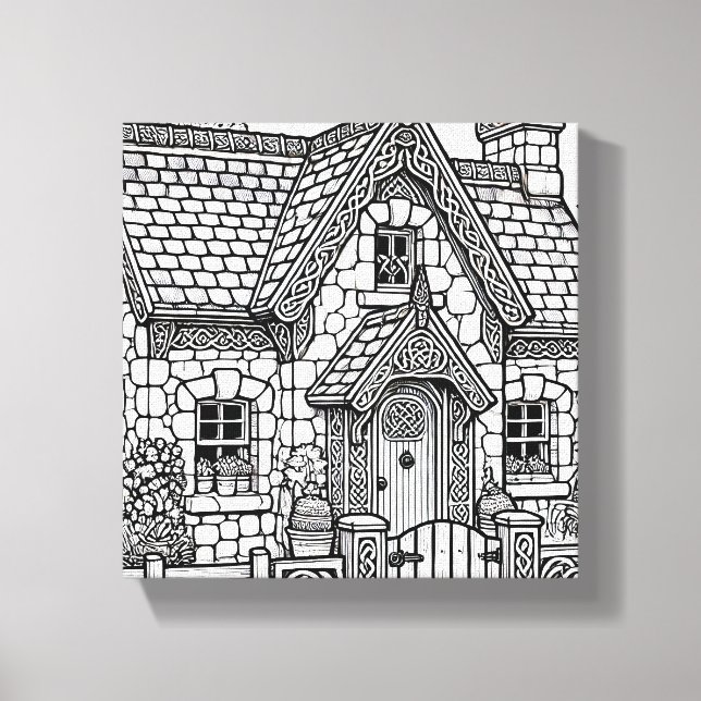 Skifferkod nr 36 canvastryck (Framsida)