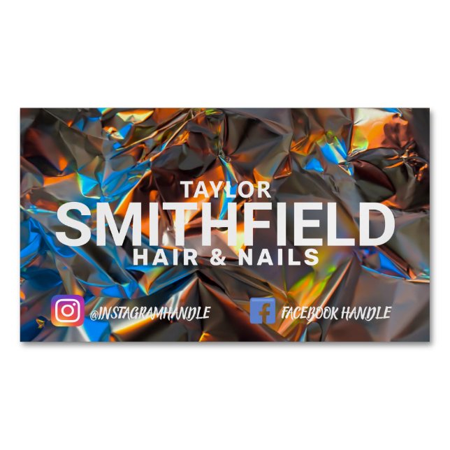 Skift från Färg Magnetiska Visitkort (Framsida)