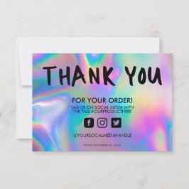 Skift från Holograf Färg Tack för att du infogar m