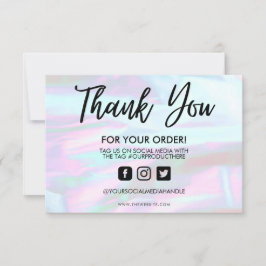 Skift från Holograf Färg Tack för att du infogar m