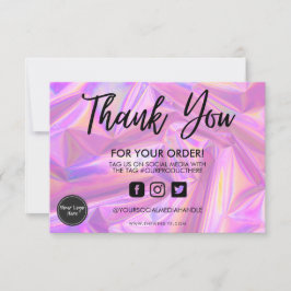 Skift från Holograf Färg Tack för att du infogar m