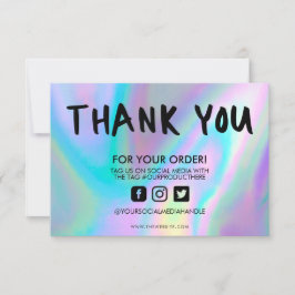 Skift från Holograf Färg Tack för att du infogar m