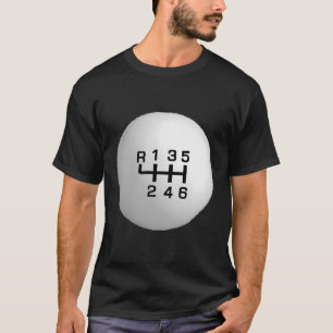 Skift Mönster Skifter Tävla Tävling Bilborrning vi T Shirt