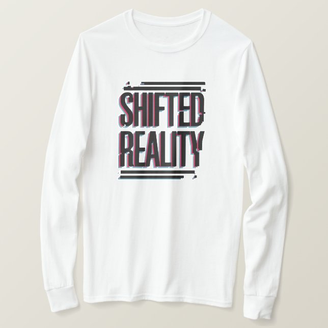 Skiftad verklighet - Glitch i tidslinjen T Shirt (Design framsida)