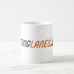 Skiftande mugg för LanesFullt-Logotyp kaffe