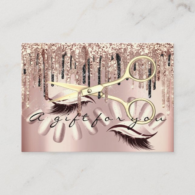 Skiftcertifikat Hair Stylist Nagel Ro-sax Visitkort (Framsida)