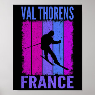 Skiing and Apres Ski - Winter Sports Val Thorens Poster