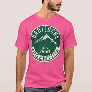 Skiing Bariloche Argentina Apres Ski Mountain Bas T Shirt