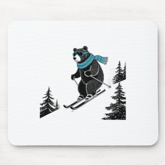 Skiing Bear, Funny Wintersports, Dad Ski Slope, Fu Musmatta