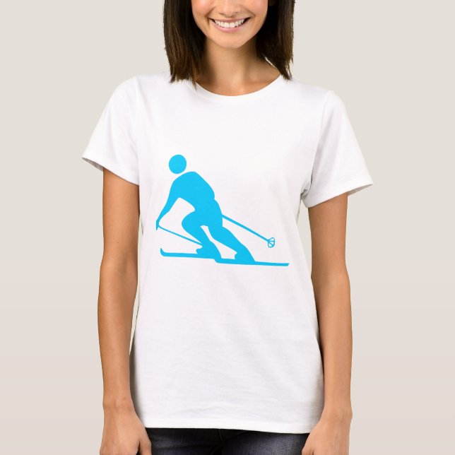 Skiing - Himlar Blue Tee (Framsida)