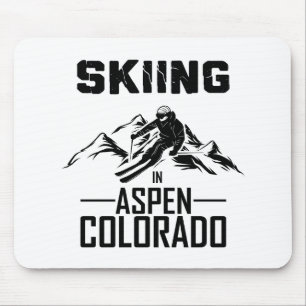 Skiing i Aspen Colorado Musmatta